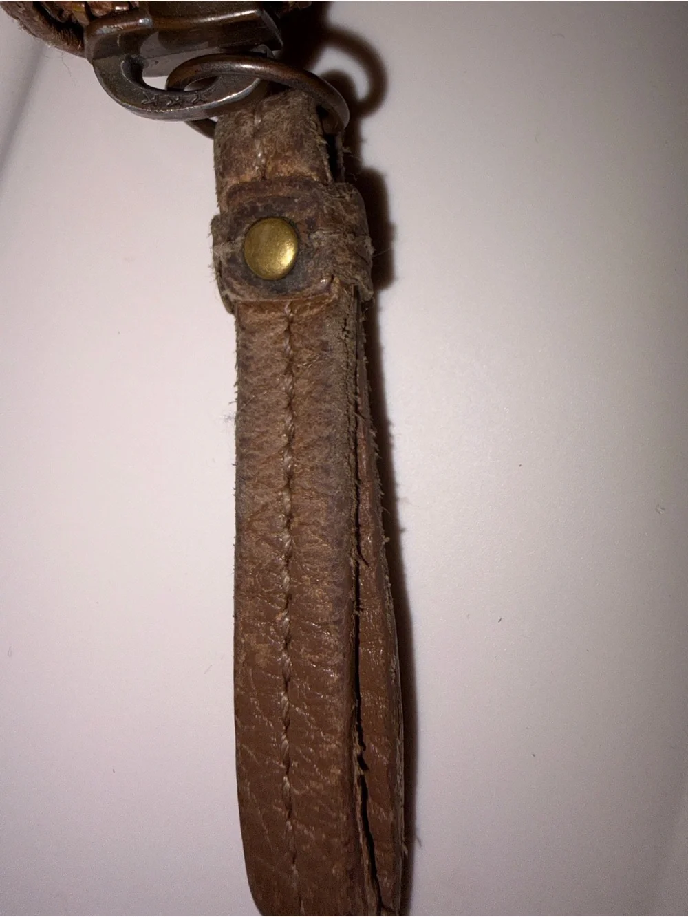 Brown Leather Zip Wallet Clutch - Burberry Style